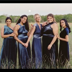 Revelry Micah Convertible Velvet Dress